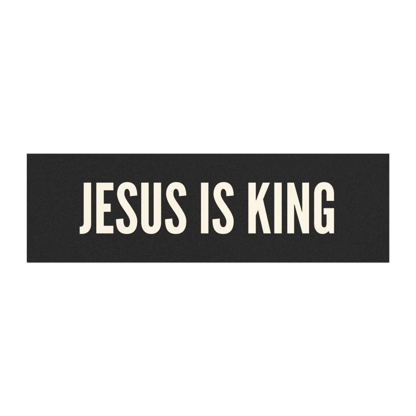JESUS IS KING Car Magnet